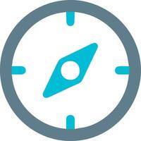 Colorful Compass for Navigation and Exploration Design Projects vector