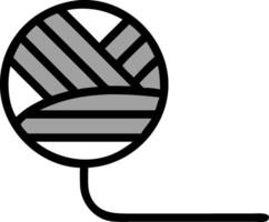 Simple Yarn Ball for Craft and Knitting Projects vector