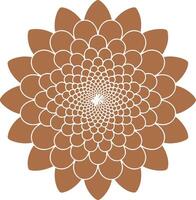 Geometric Mandala Art for Meditation and Relaxation Design vector