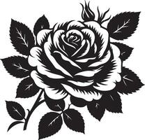 Stylized Rose Illustrations for Modern and Classic Themes vector