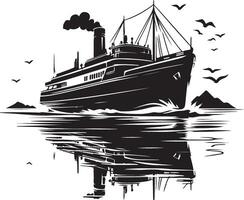 High-Quality Boat Illustrations for Digital and Print Projects vector
