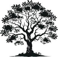 High-Quality Tree Illustrations for Digital and Print Projects vector