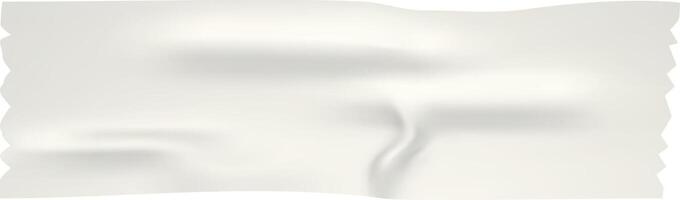 Realistic wrinkled adhesive tape creating a sticky surface, ideal for attaching paper, sealing envelopes, or adding a touch of authenticity to designs vector
