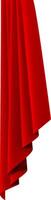 Luxurious red velvet stage curtains elegantly draped, creating a dramatic and theatrical atmosphere, perfect for entertainment or performance backgrounds vector