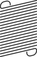 Close up of a metal spiral spring with regularly spaced coils, creating a flexible and resilient structure, isolated on a white background, ideal for industrial design or engineering concepts vector
