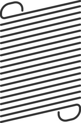 Close up of a metal spiral spring with regularly spaced coils, creating a flexible and resilient structure, isolated on a white background, ideal for industrial design or engineering concepts