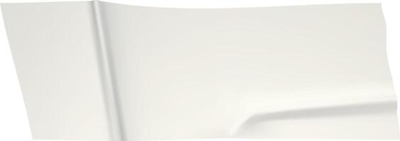 White adhesive tape creating a wrinkled and folded effect, showcasing a realistic representation of a crumpled and creased surface, adds depth and texture to the composition vector
