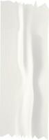 Realistic wrinkled transparent adhesive tape with folded corners creating a subtle play of light and shadow, isolated on a white background vector