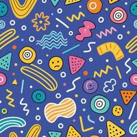 seamless pattern with colorful background vector