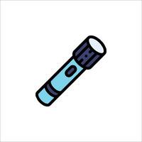 A flashlight icon on a white background vector