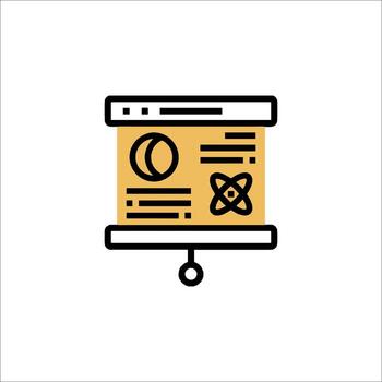 un web página con un imagen de un computadora pantalla vector