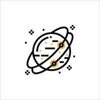 The logo for a company called space vector