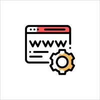 Web development icon illustration vector