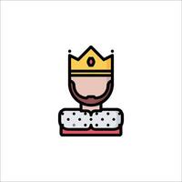 King icon illustration vector