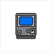 An atm machine icon on a white background vector