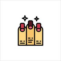 A line icon of three books with a star on top vector