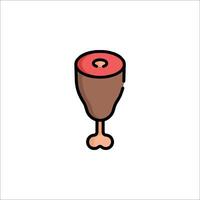 A red and white cup with a red lid vector