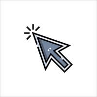 Mouse cursor icon illustration vector