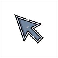 Mouse cursor icon illustration vector