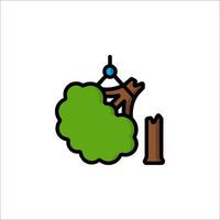 Tree icon illustration vector