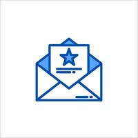 Email envelope icon vector