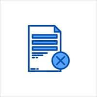 A document with a check mark on it vector