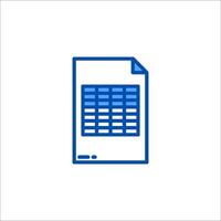 A document icon on a white background vector