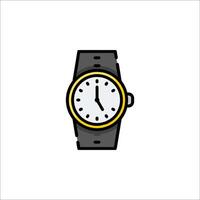 A watch icon on a white background vector