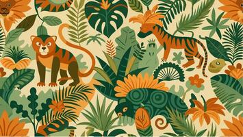 Seamless Pattern Design with Elegant and Modern Style for Backgrounds vector