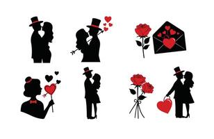 Classic Valentine's Day Passionate Design vector