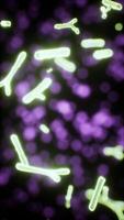 Viewing the navirus under a digital microscope video