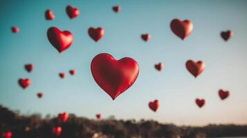 Floating Hearts Valentine's Day Celebration photo