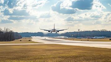 2025 begins plane takeoff travel in the new year vacations concepts photo