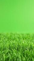 Green Screen Background with Grass for Educational Lessons and Digital Insertion, Ideal for Adding Equations or Text, Vibrant Green Color, Nature Theme, Perfect for Online Learning Content photo