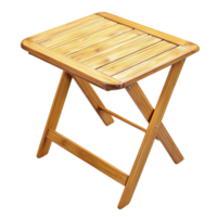 Folding Table White Background on transparent background. png