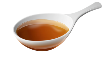 A Fine Ladle Filled with Delicious Soup on a Transparent Background for Culinary Presentations and Recipe Illustrations. png