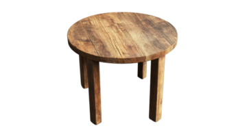 A Rustic Wooden Side Table Perfect for Adding Charm and Character to Any Room, Ideal for Living Spaces, Bedrooms, or Cozy Corners. png