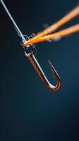 Intricate Fishing Hook Detail - Close-up photo