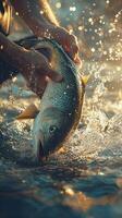 Majestic Fish Caught in the Golden Hour photo