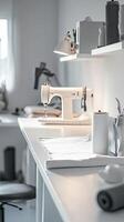 Modern Sewing Studio - A Clean and Organized Workspace photo