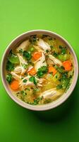 Hearty Chicken Soup A Nutritious and Flavorful Meal photo