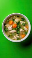Hearty Chicken Vegetable Soup - A Comforting and Nutritious Meal photo