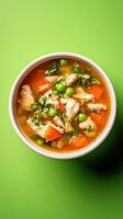 Hearty Chicken Vegetable Soup - A Nutritious and Flavorful Dish photo