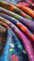 Stunning Multi-Patterned Fabrics - Vibrant Designs photo