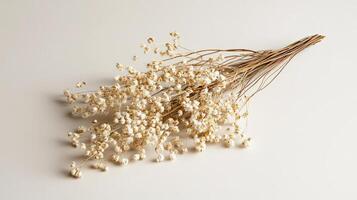 Delicate Dried Flowers Bouquet - A Simple and Elegant Arrangement photo
