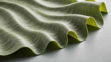 An eco-conscious solution, seaweed-based bioplastic replaces traditional disposable products, supporting a greener and cleaner future. photo