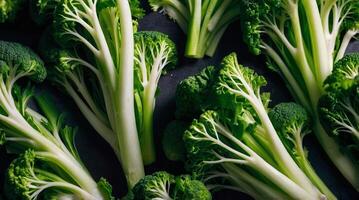 A delicate arrangement of thinly sliced green vegetables, creating a visually appealing and fresh pattern. photo