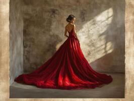 Whispers of Ruby A Delicate Pastel Frame photo