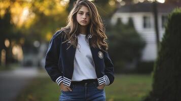 Varsity Vibes Embracing High School Spirit Through Fashion photo