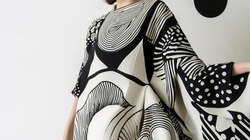 Symmetrical Patterns A Contemporary Twist on Classic Dress Design photo